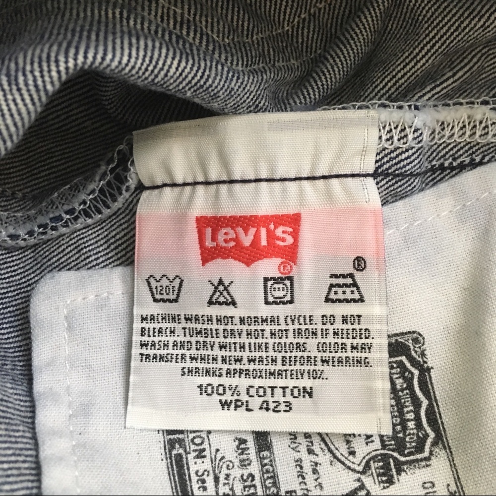 👖SOLD👖VTG 70s Levi’s 501 XX BLANK Red Tab Jeans - Picture 7 of 8